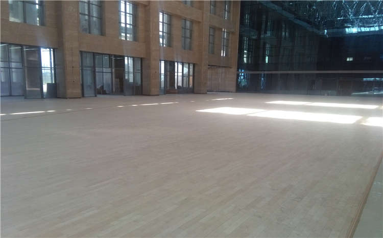 硬木企口籃球運動地板雙層龍骨結(jié)構(gòu)