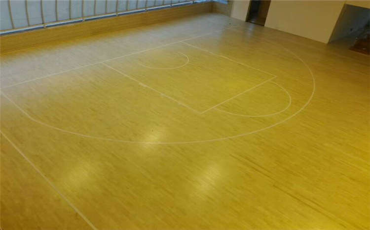 學(xué)?；@球木地板施工方案