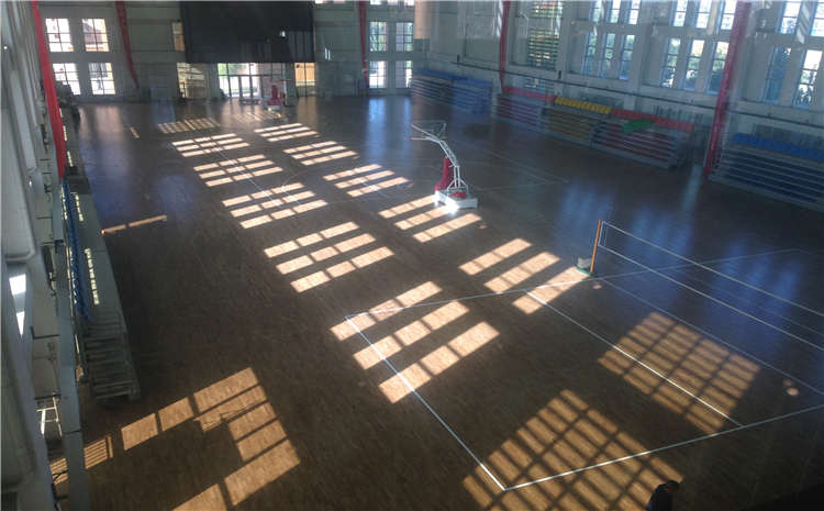 學校羽毛球館木地板結(jié)構(gòu)