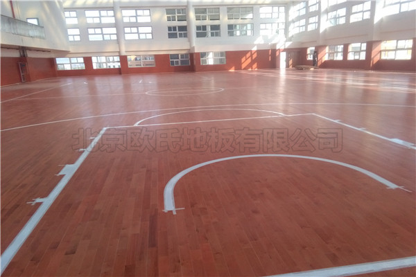 江蘇溧陽市體育館木地板圖片