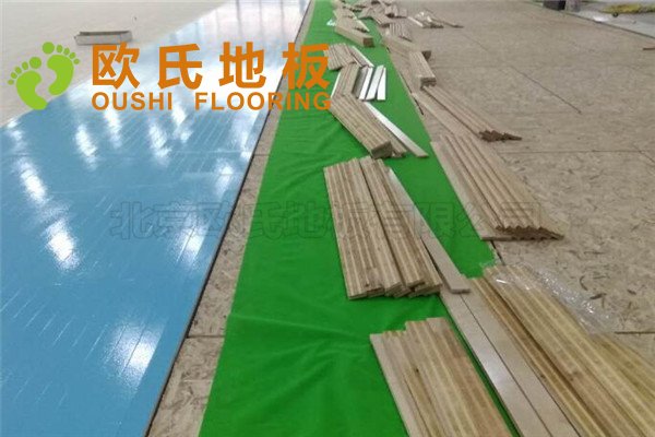 杭州富陽(yáng)區(qū)23籃球館木地板項(xiàng)目