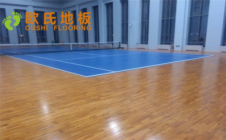 甘肅敦煌**大酒店排球木地板圖片