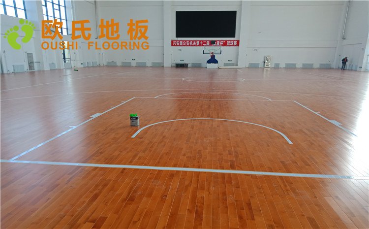 烏蘭浩特市興安盟公安局籃球館木地板