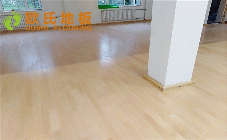 佳木斯市同江消防隊籃球館木地板項目—歐氏實木運(yùn)動地板